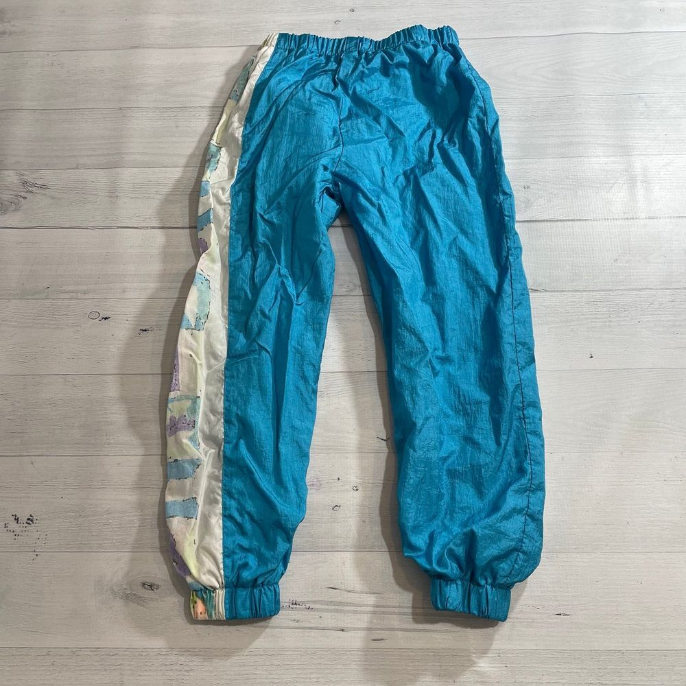Vintage girls blue windbreaker pants 4T‎